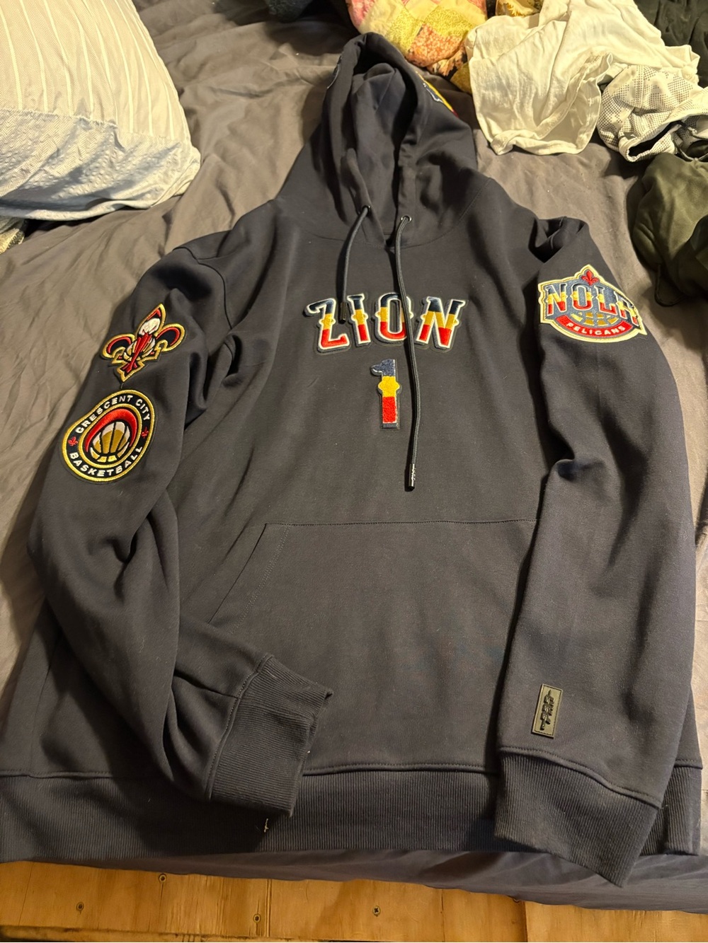 Zion Navy Hoodie - New Orleans Pelicans